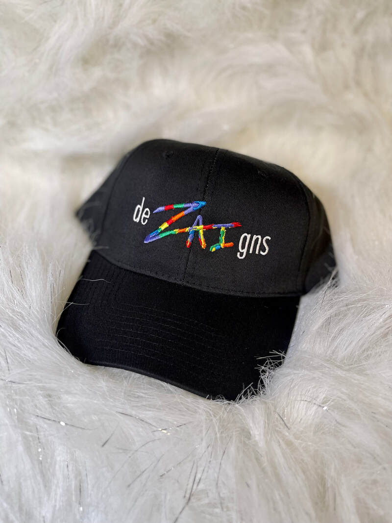 DeZAIgns Rainbow Logo Cap
